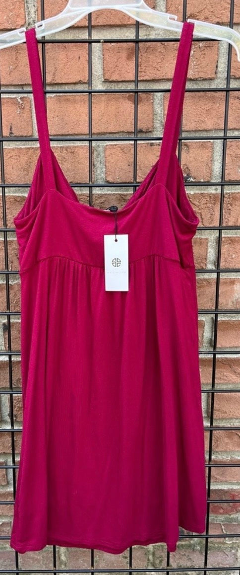 Socialite Maroon Dress