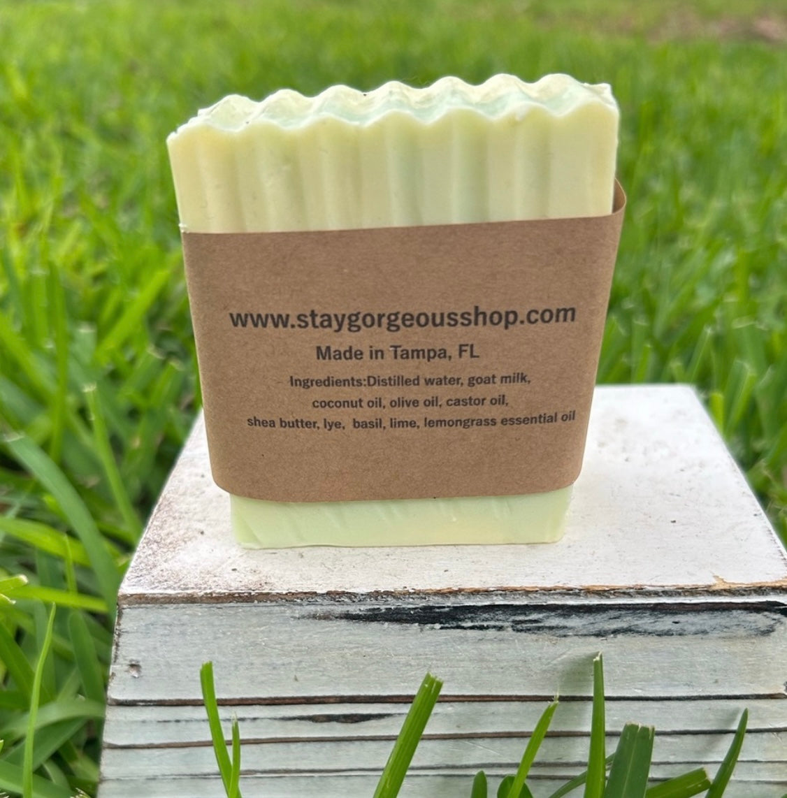 Lemongrass, Lime & Basil Goat Milk Soap