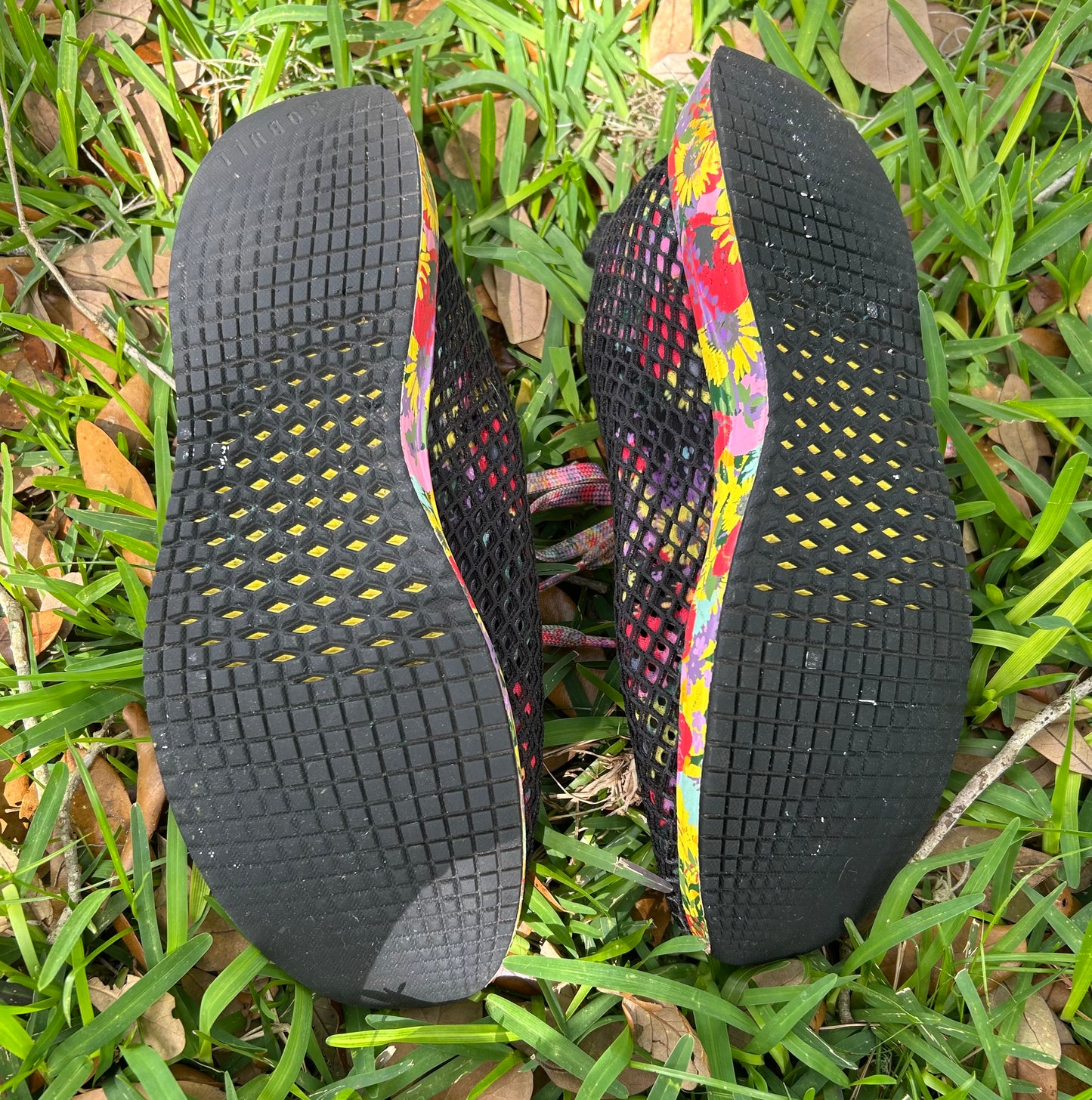 NOBULL Black Mesh Sneakers with Multicolor Accents