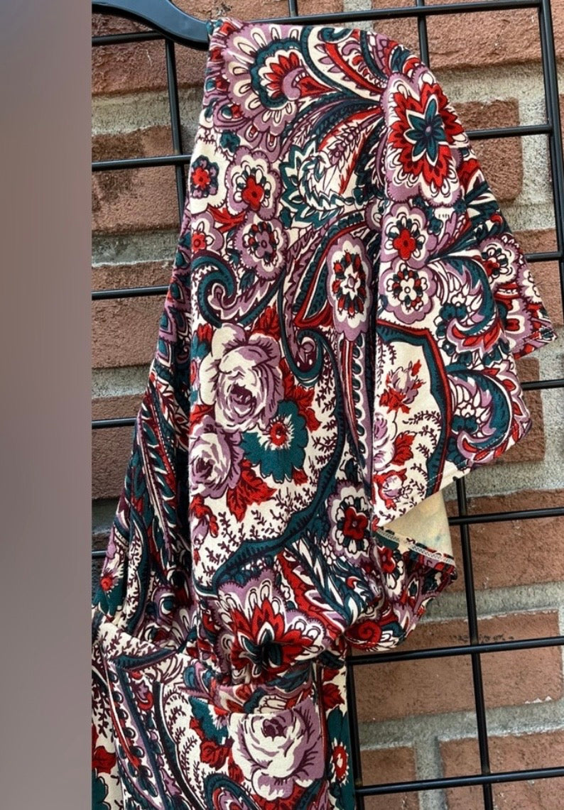 Indah Penelope Paisley Print Dress