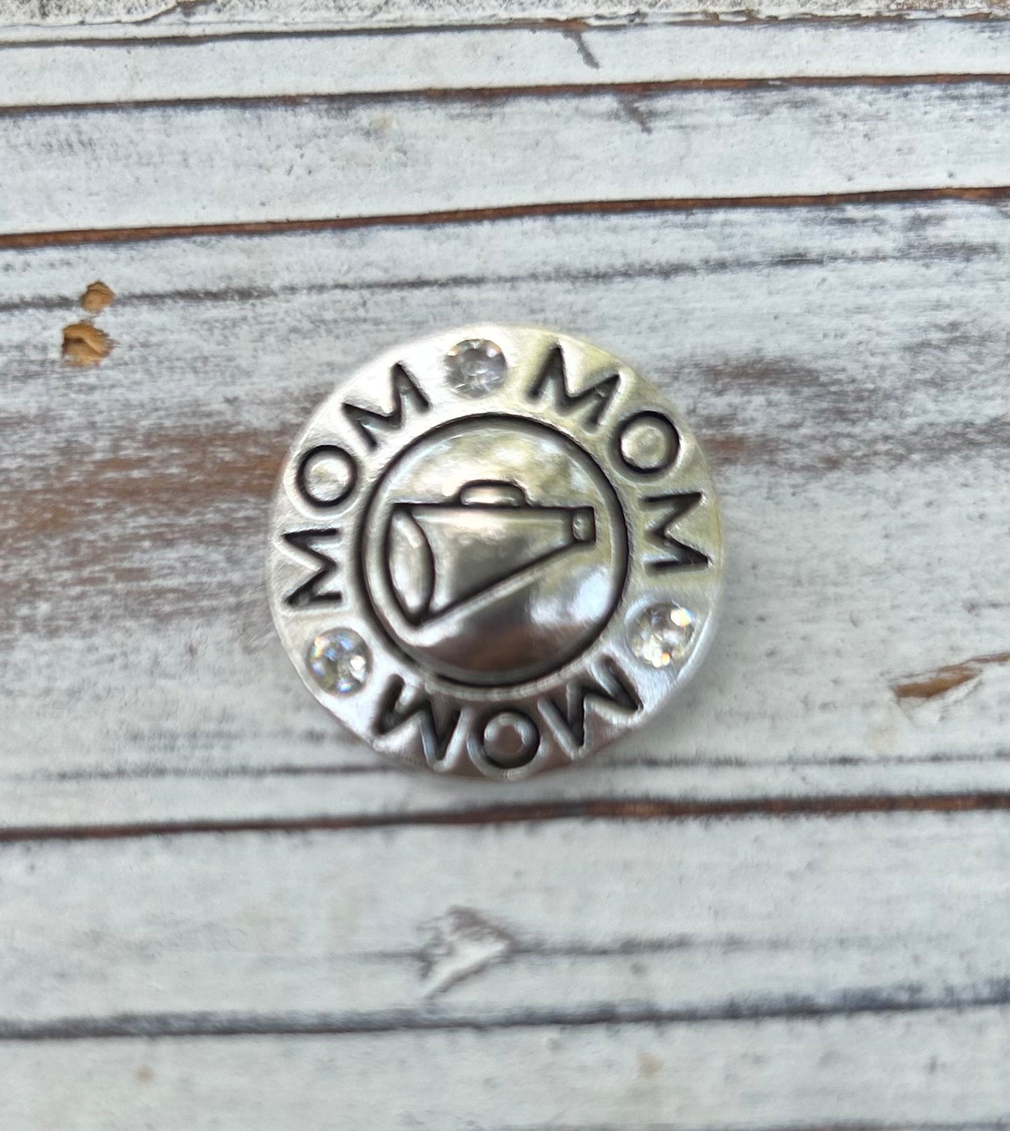 Cheer Mom Snap Bead 18mm