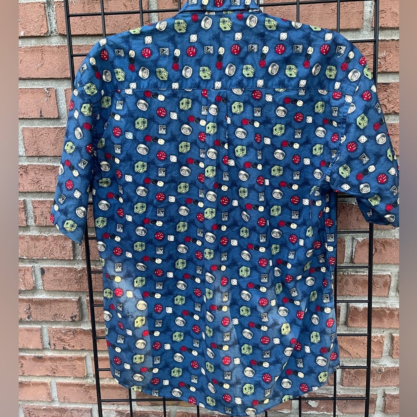Tribute Casino Gambling Button Down Shirt