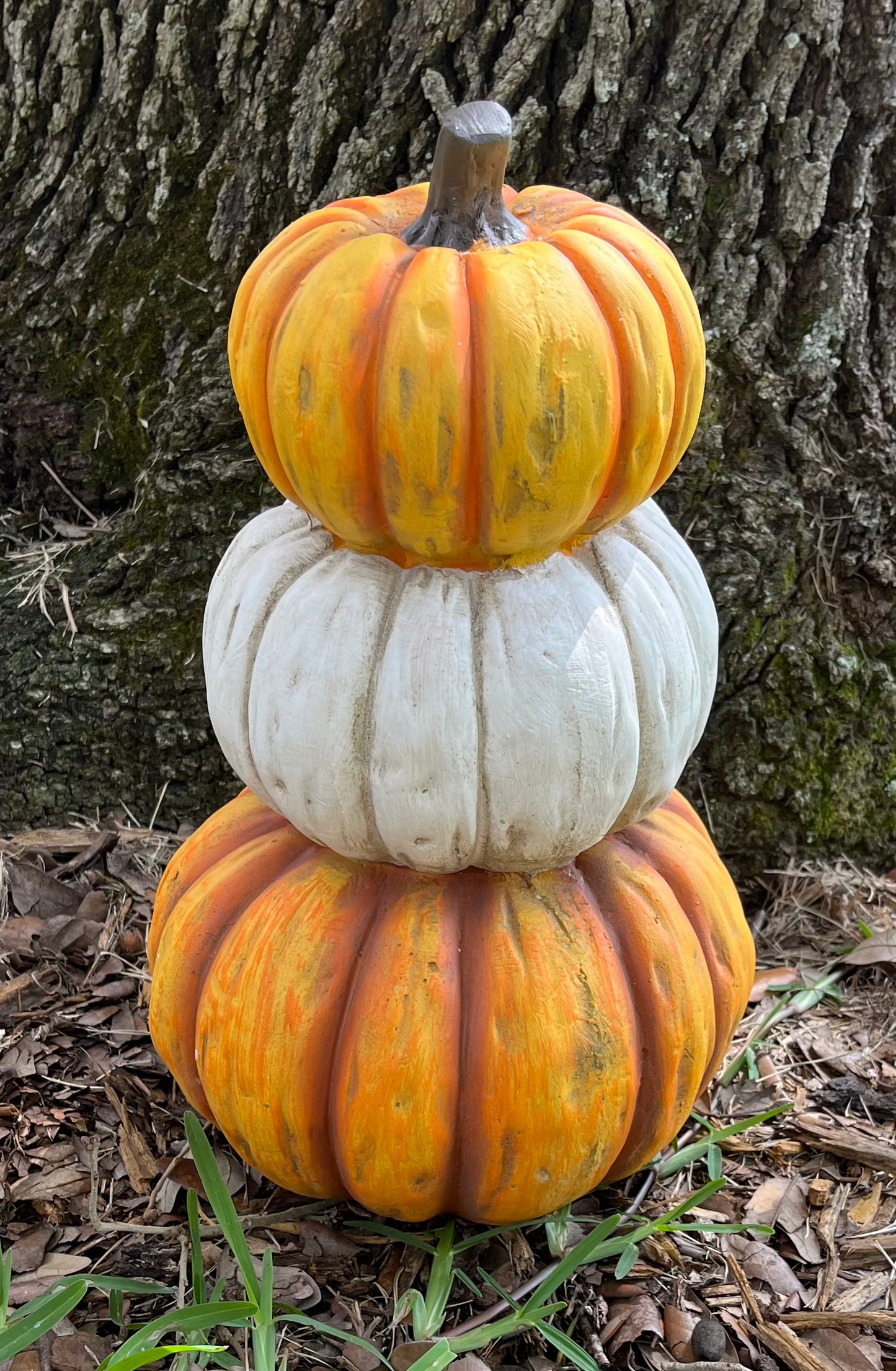 Porcelain Stacked Pumpkins
