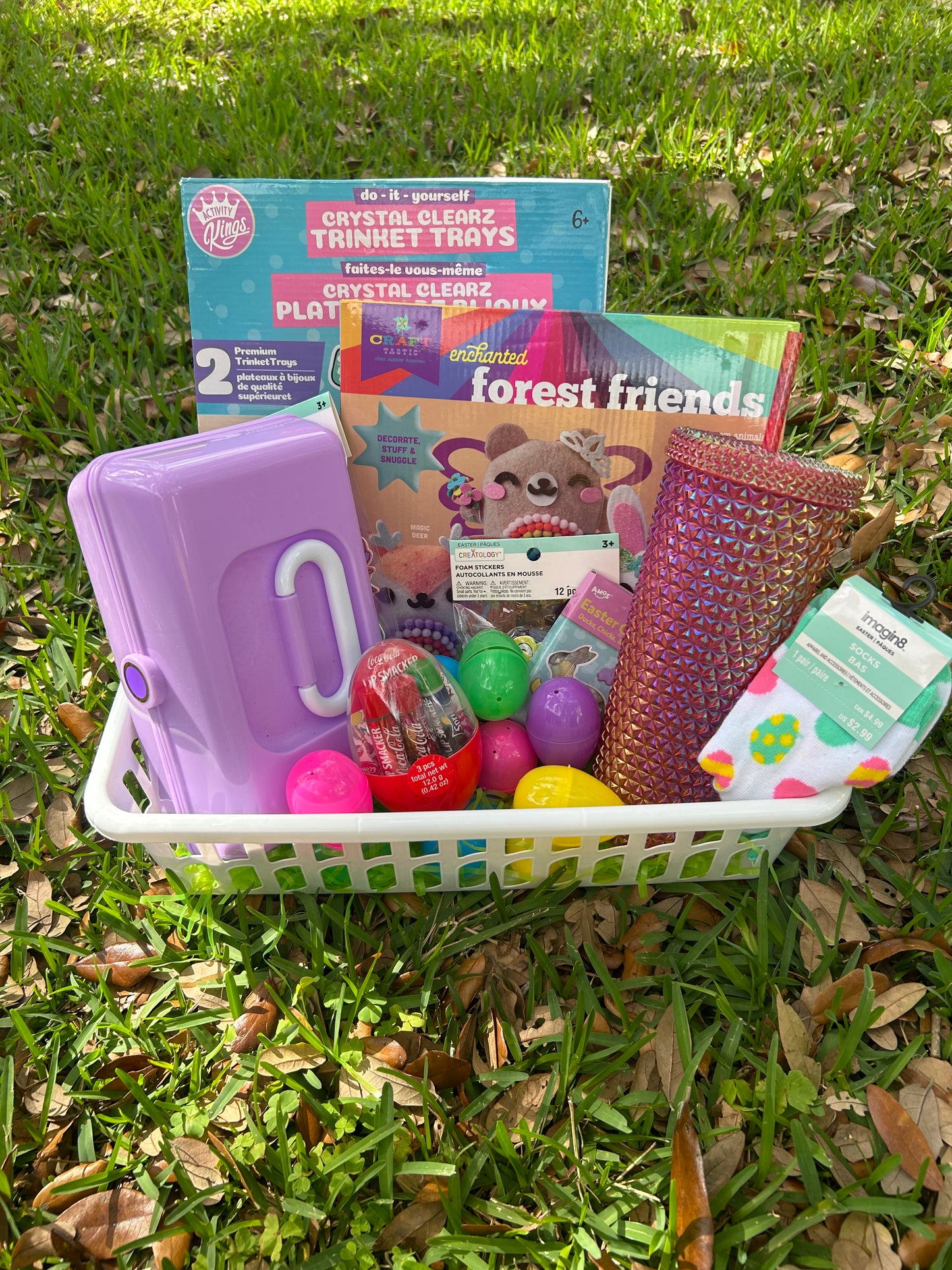 Craft Time Easter Basket Includes Egg Dying Kit