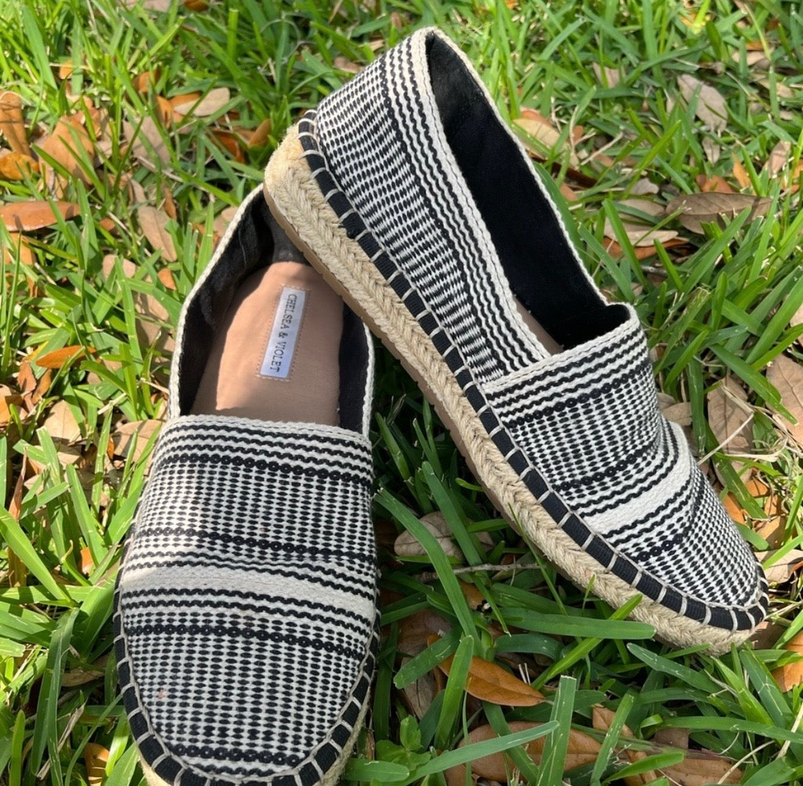 Chelsea and Violet Espadrille Flats