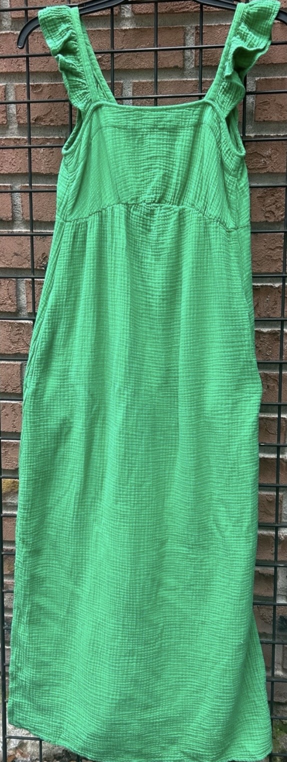 Saks Fifth Avenue Bright Green Dress