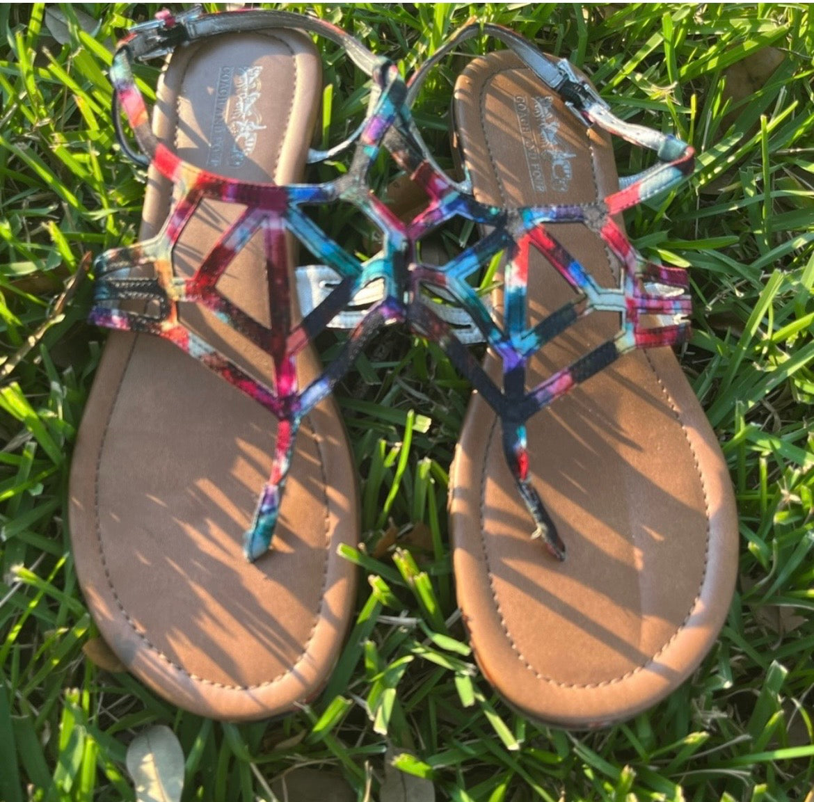 Coach and Four Multi Color Sandals