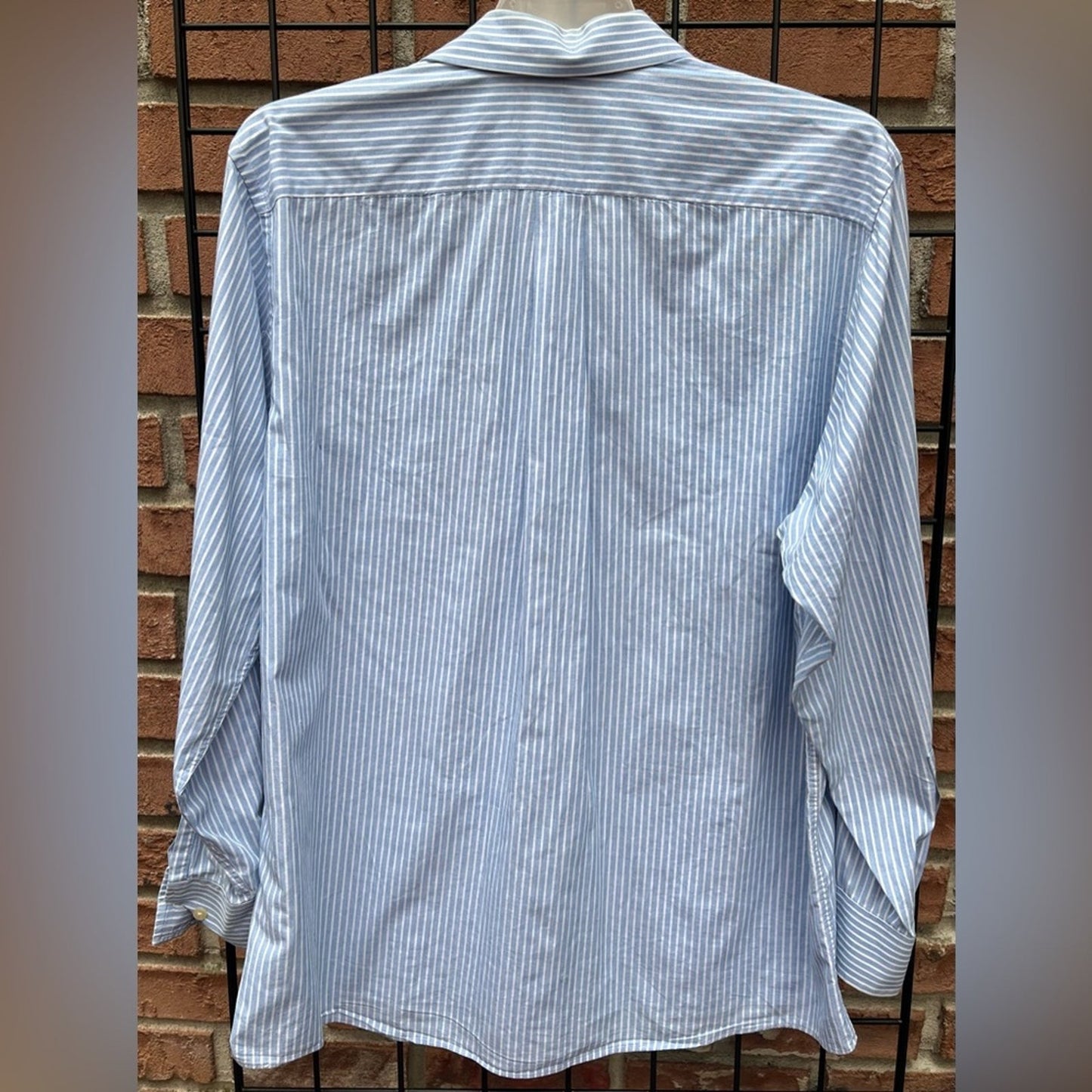 Michael Kors Dress Shirt White and Blue