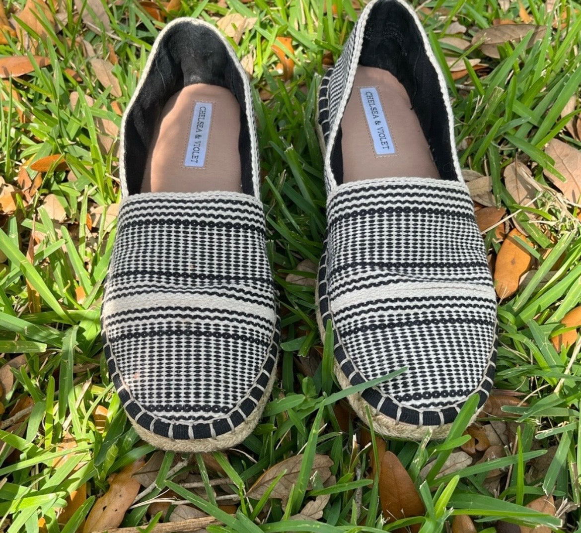 Chelsea and Violet Espadrille Flats