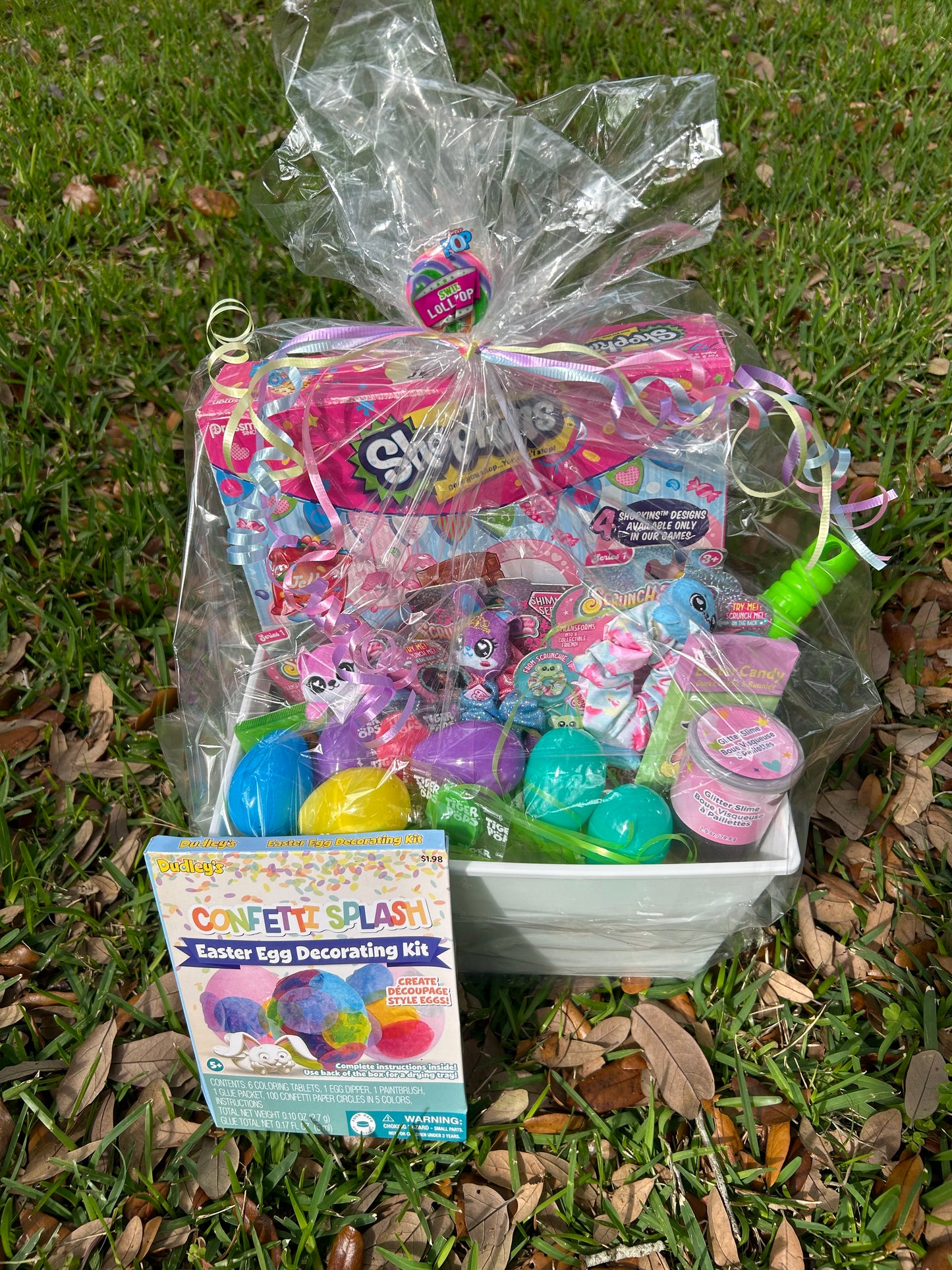 Shopkins Easter Basket Includes Egg Dying Kit