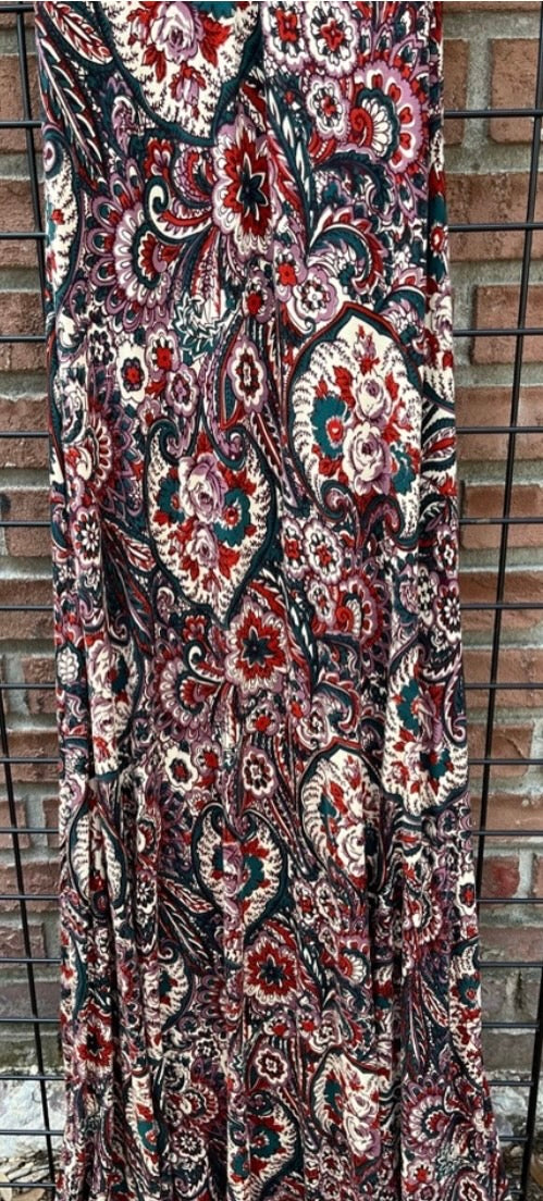 Indah Penelope Paisley Print Dress