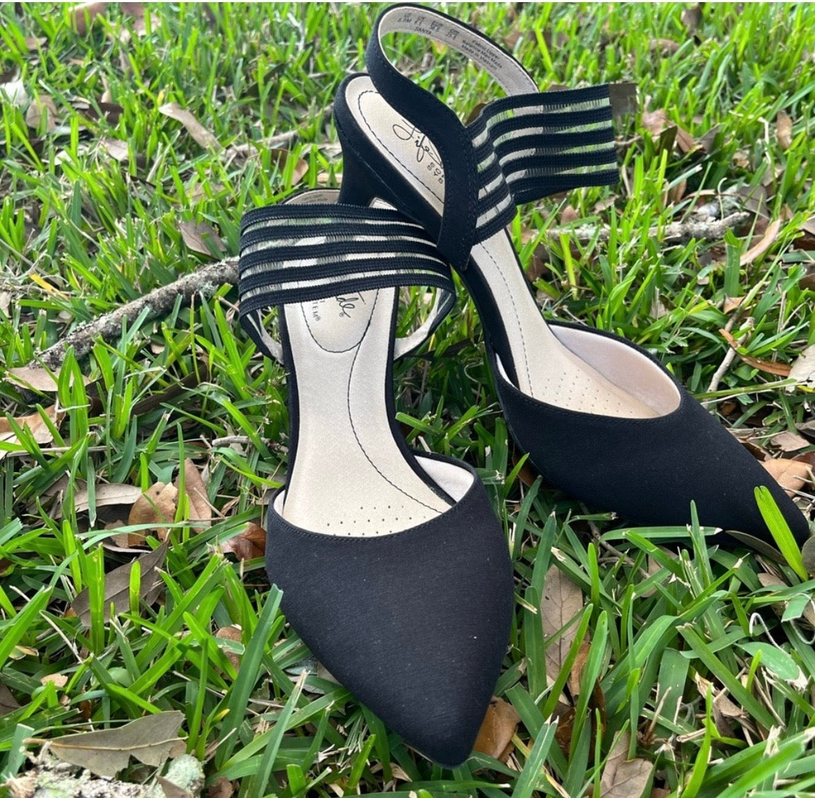 Life Stride Soft System Strapped Heels