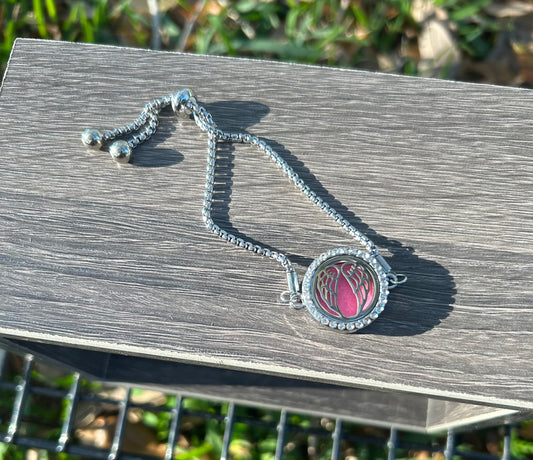 Angel Wings Essential Oil Diffuser Bracelet Includes Lavender Essential Oil