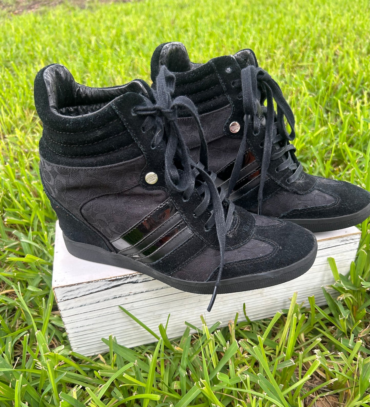 Coach Alara Black Heeled