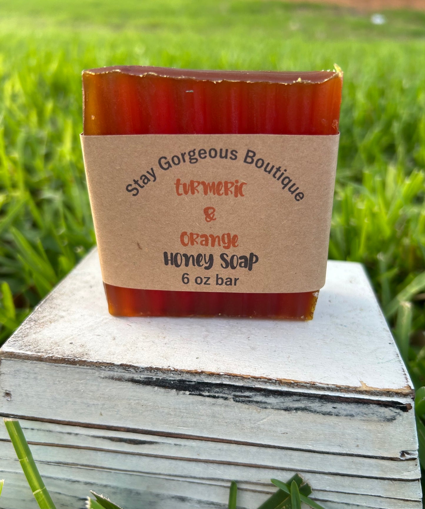 Turmeric and Orange Honey Soap Bar