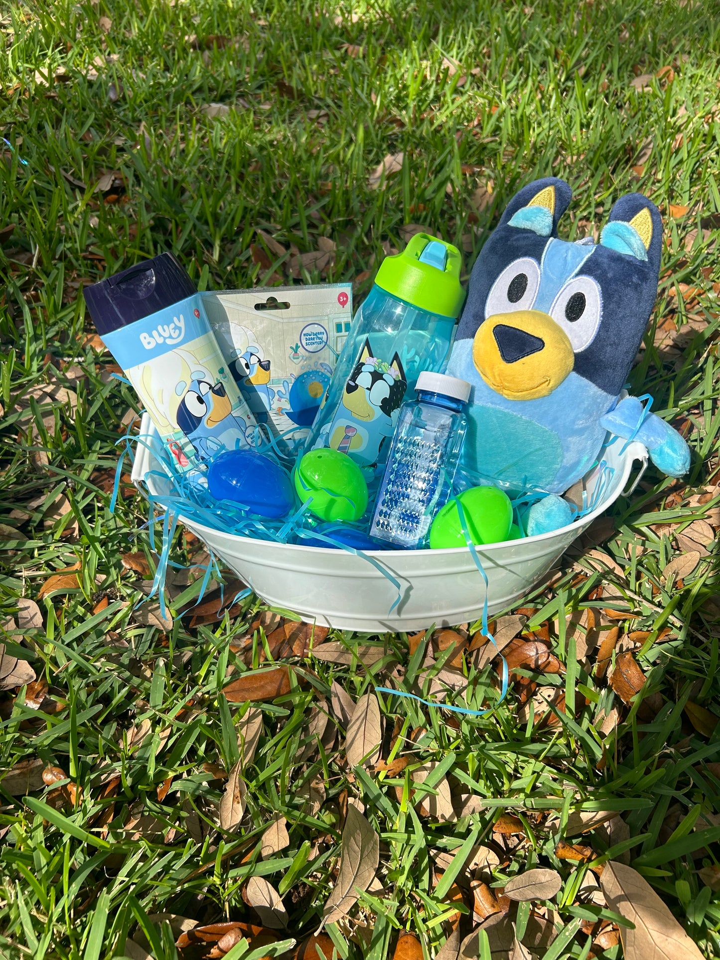 Bluey Easter Basket Includes Egg Dying Kit – Stay Gorgeous Boutique