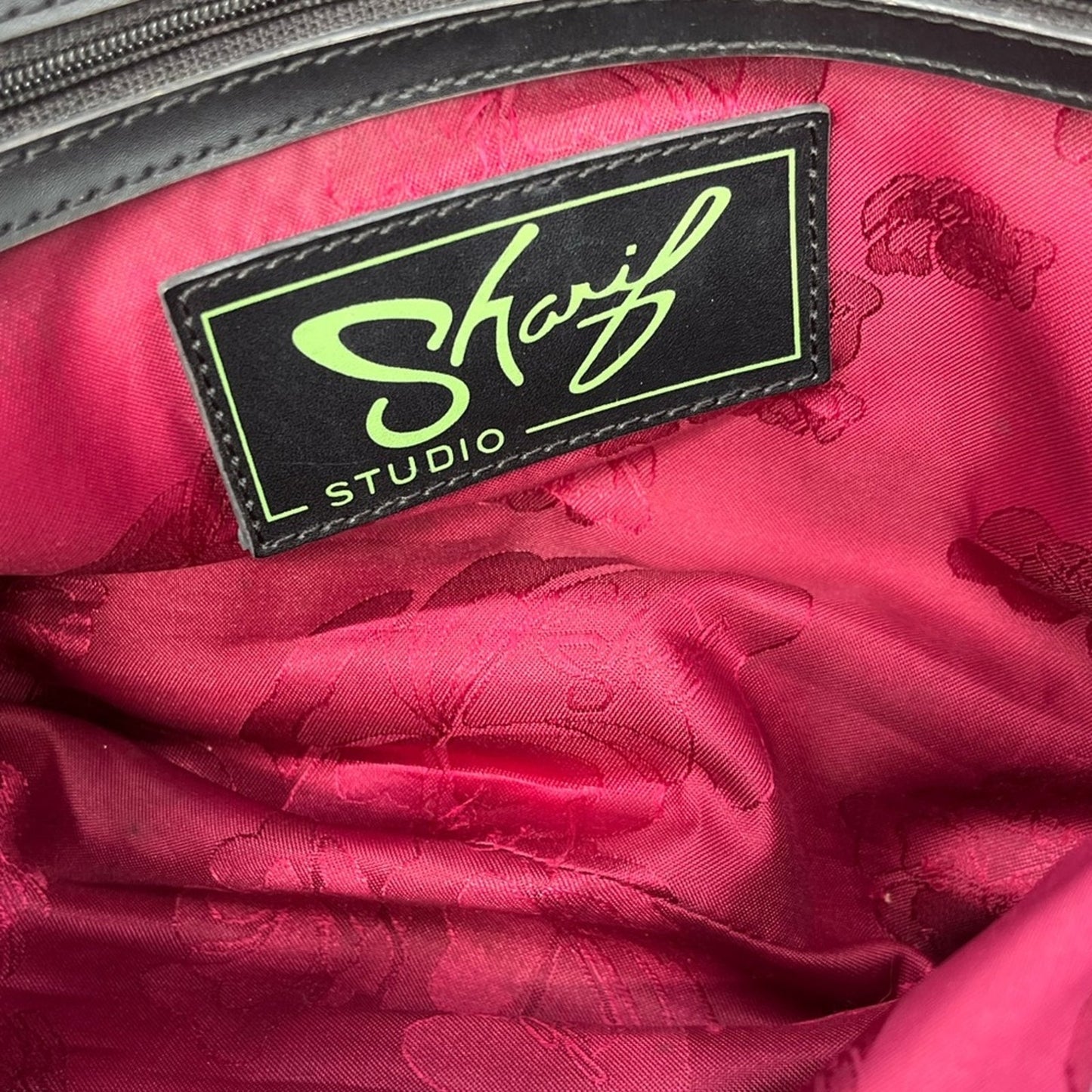 Vintage Sharif Purse with Bottom Zipper to Expand
