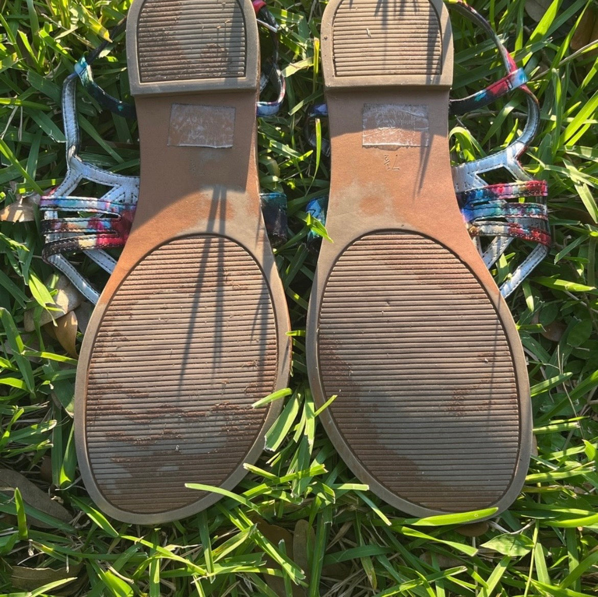 Coach and Four Multi Color Sandals