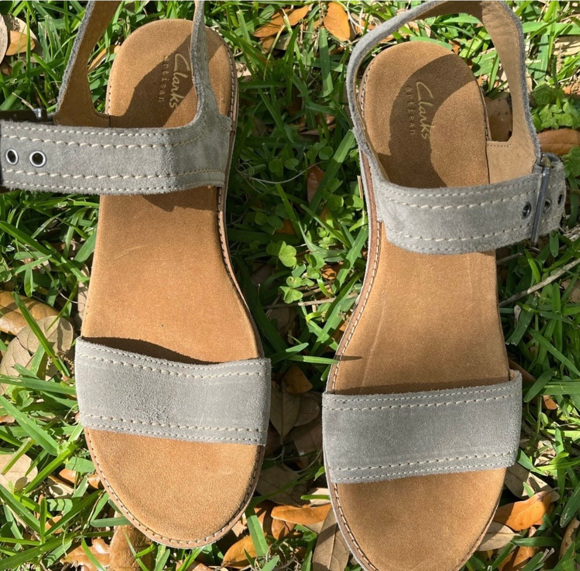 Suede Clarks Aisley Orchard Wedges