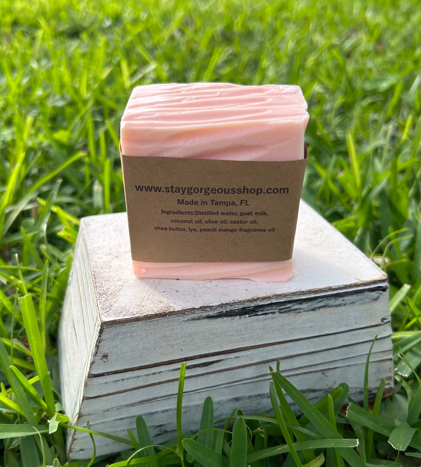 Peach-Mango Goat Milk Soap