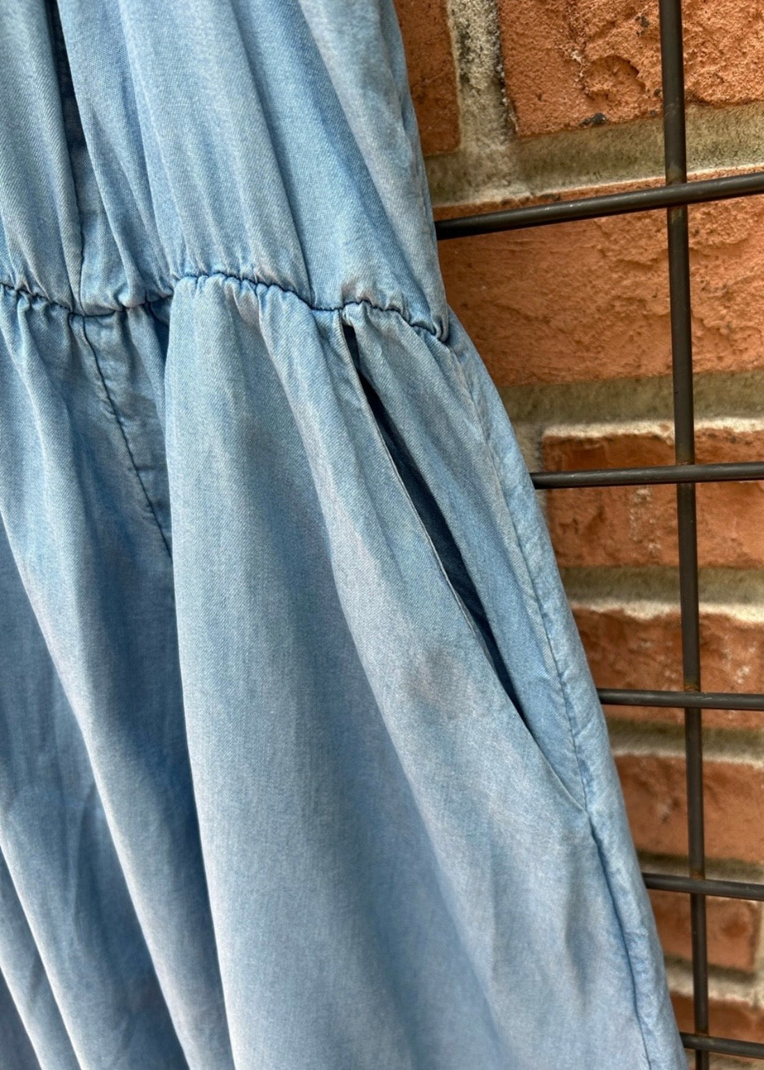Torrid Light Blue Denim Dress with Pockets