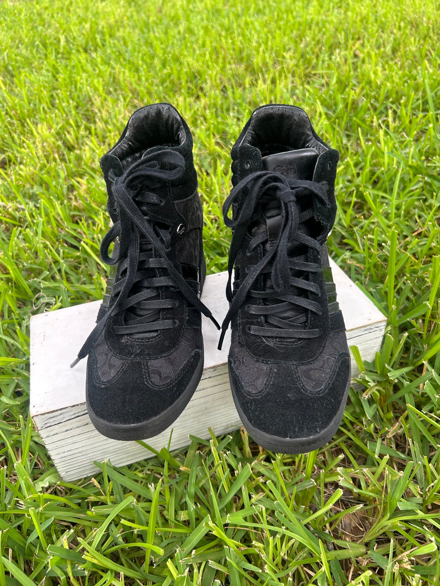 Coach Alara Black Heeled