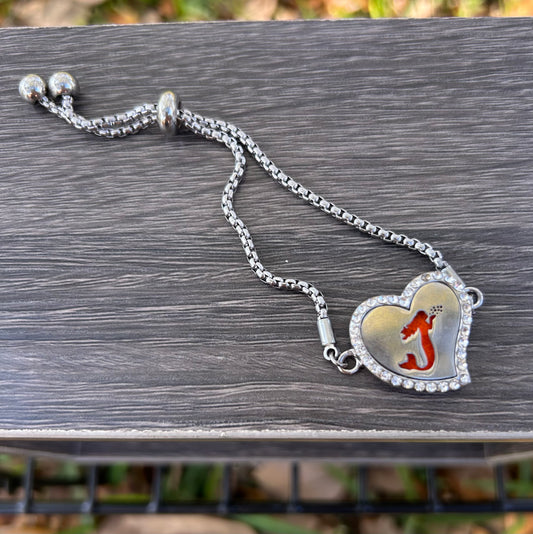 Mermaid Essential Oil Diffuser Bracelet Includes Lavender Essential Oil