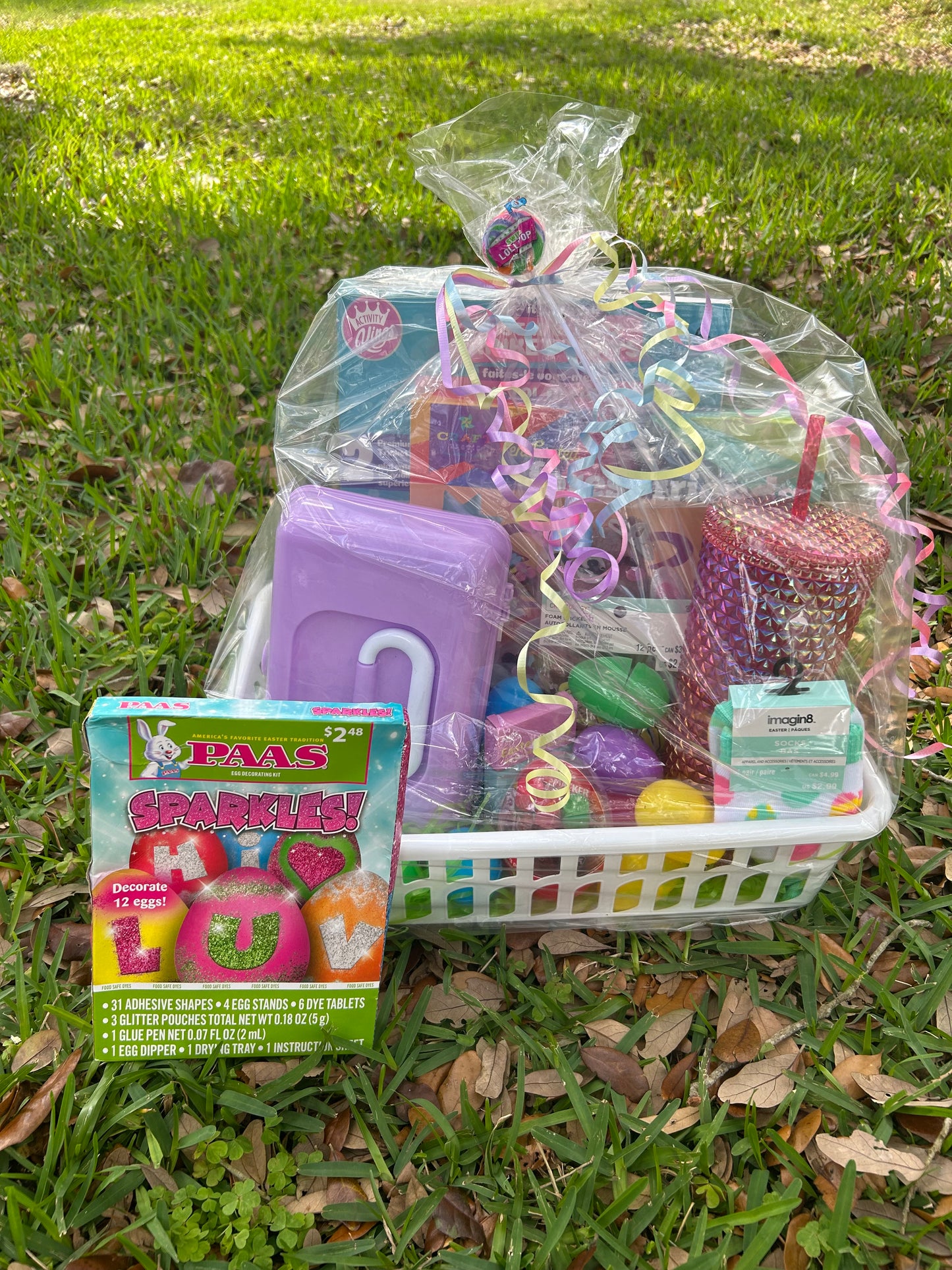 Craft Time Easter Basket Includes Egg Dying Kit