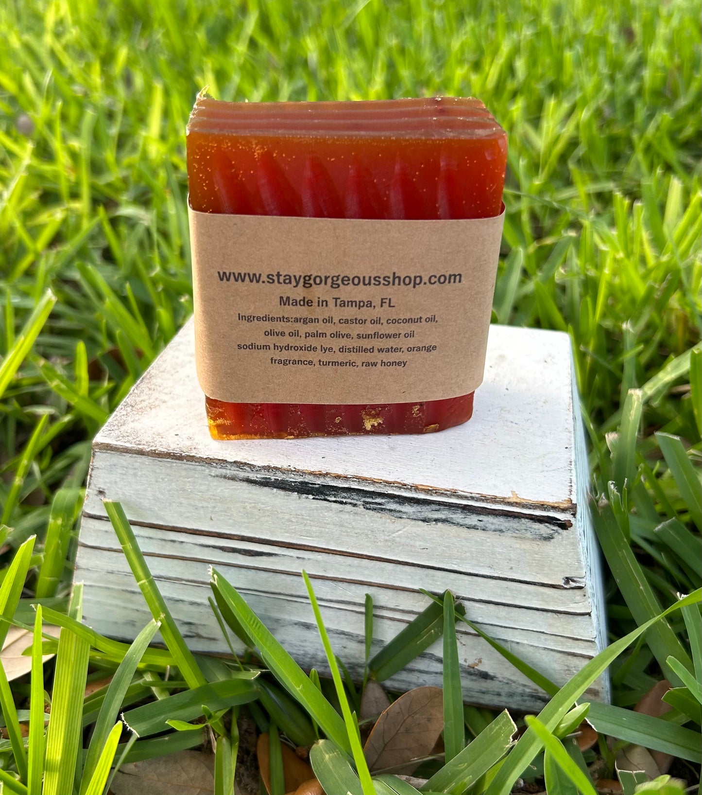 Turmeric and Orange Honey Soap Bar