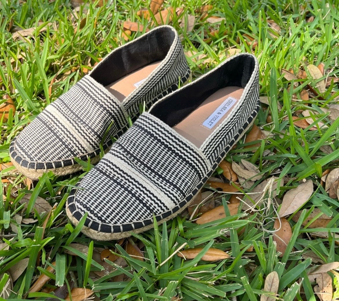 Chelsea and Violet Espadrille Flats