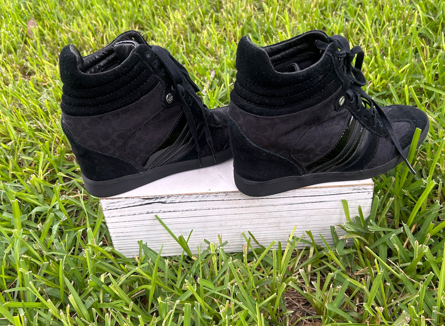 Coach Alara Black Heeled