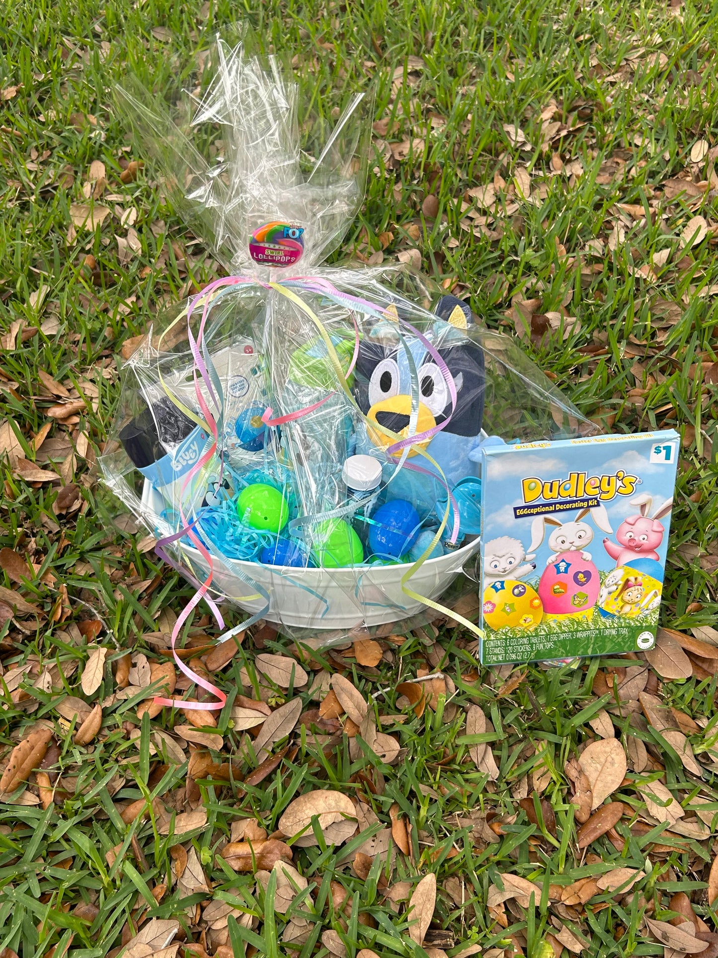 Bluey Easter Basket Includes Egg Dying Kit