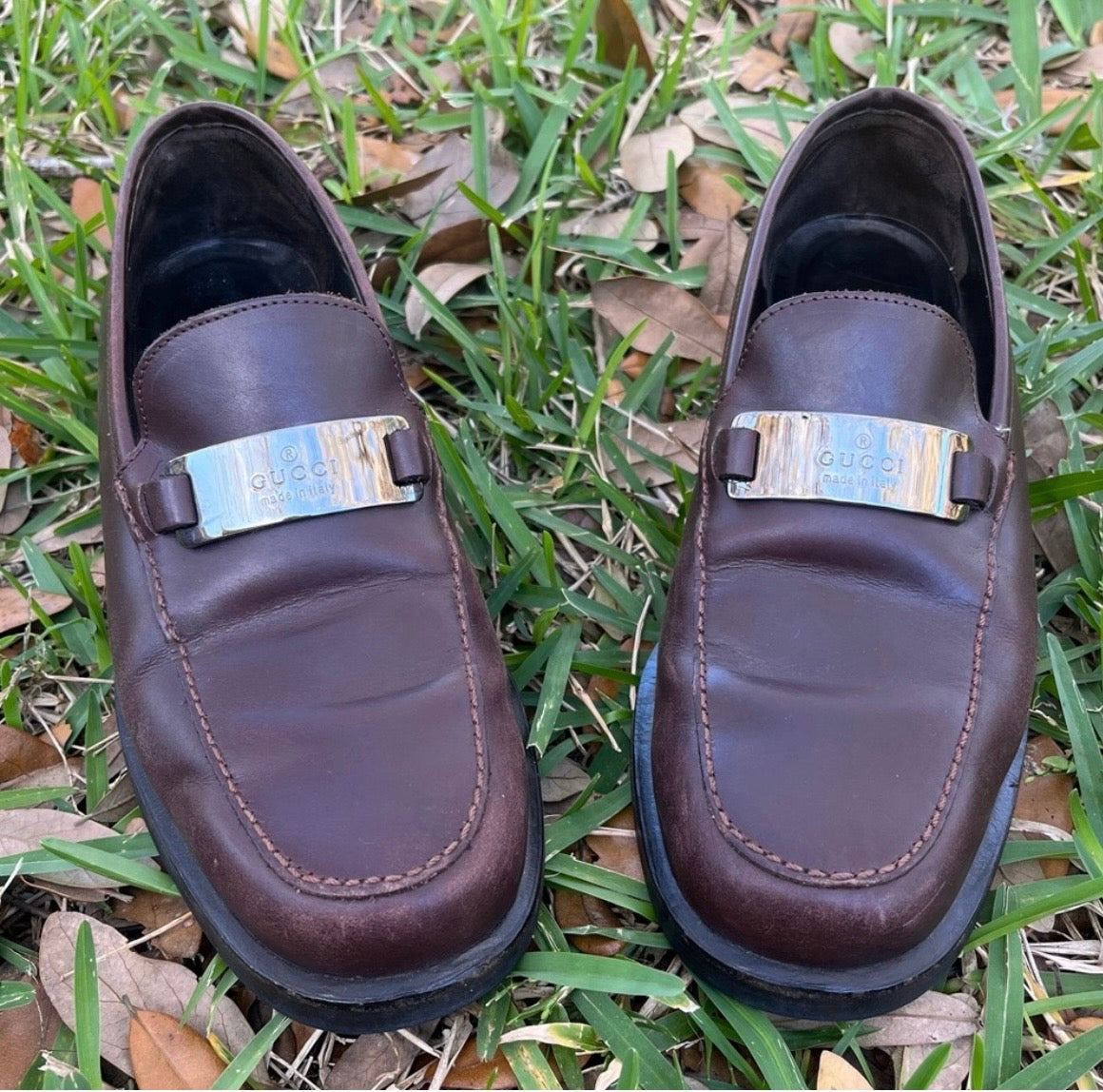 Gucci CC Leather Loafers
