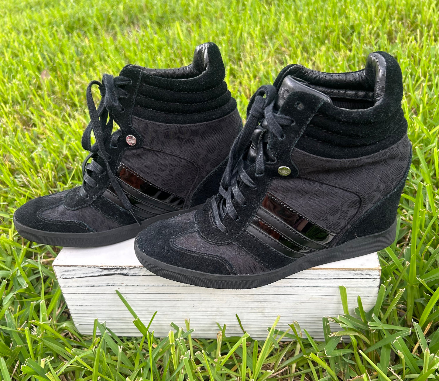 Coach Alara Black Heeled