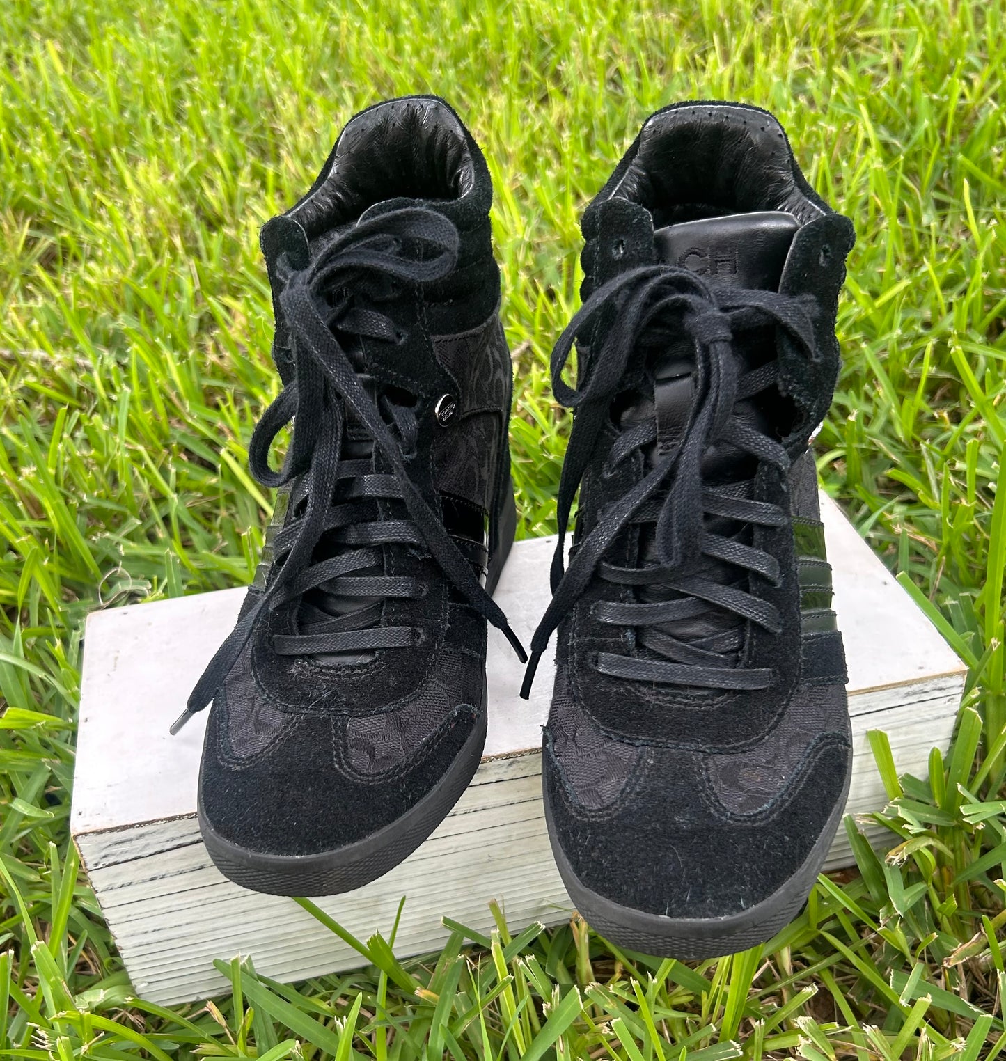 Coach Alara Black Heeled