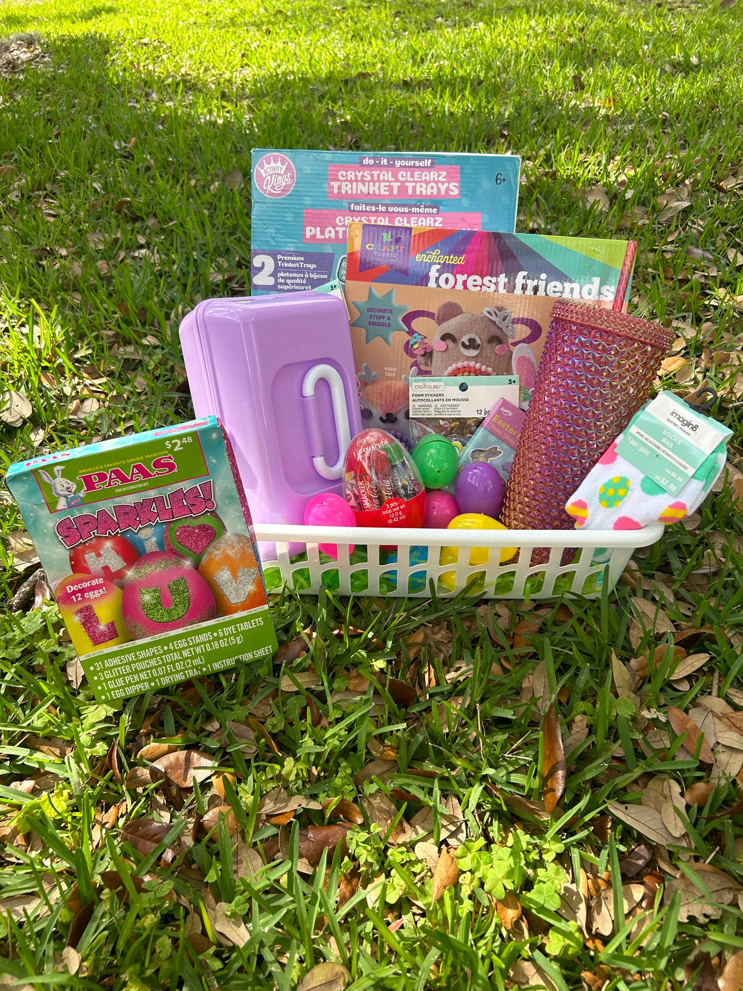 Craft Time Easter Basket Includes Egg Dying Kit