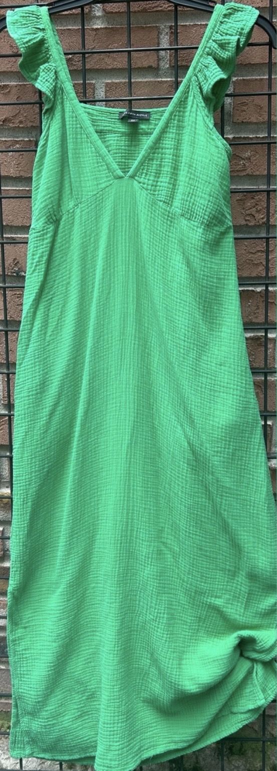 Saks Fifth Avenue Bright Green Dress