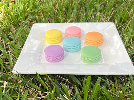 6 Piece Scented Macaron Soy Wax Melts Box Set