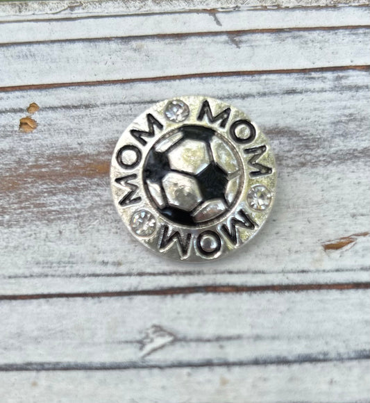 Soccer Mom Snap Bead 18mm