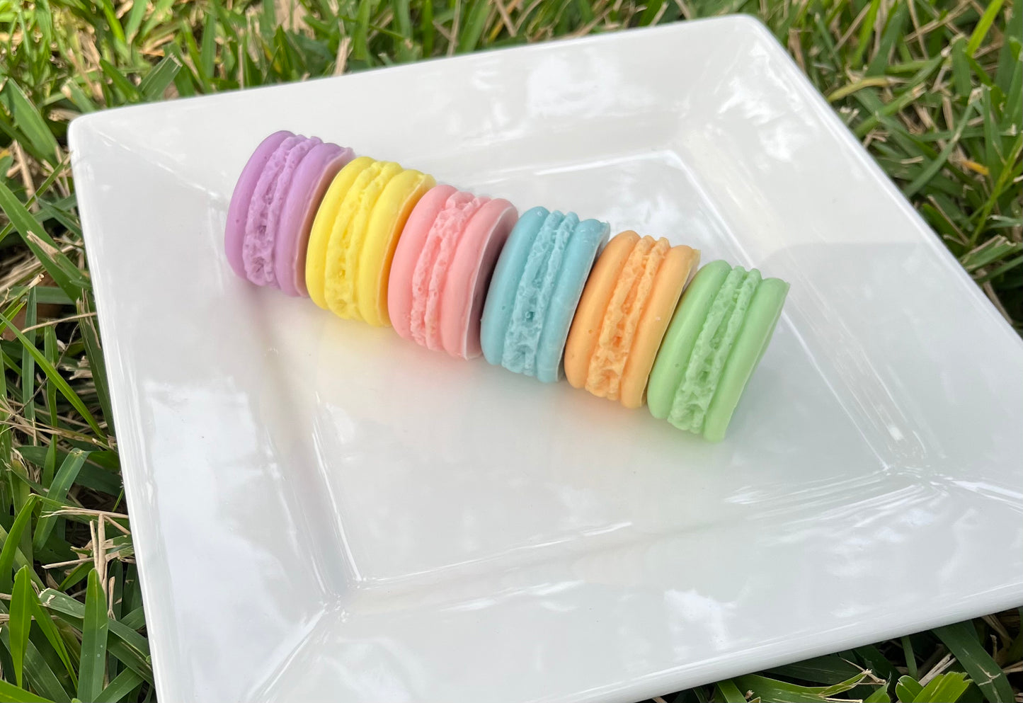 6 Piece Scented Macaron Soy Wax Melts Box Set