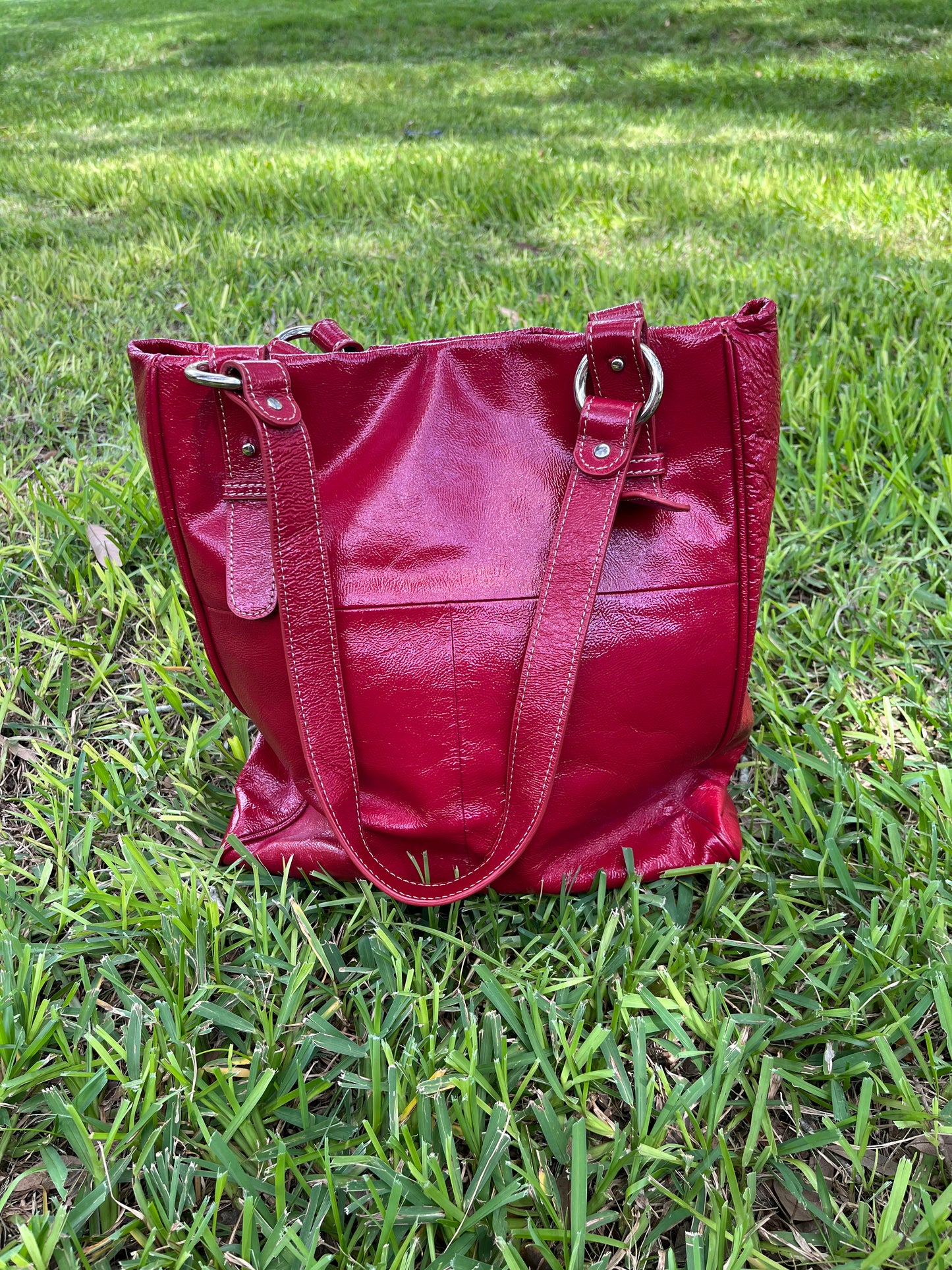 Barr + Barr Red Leather Bag