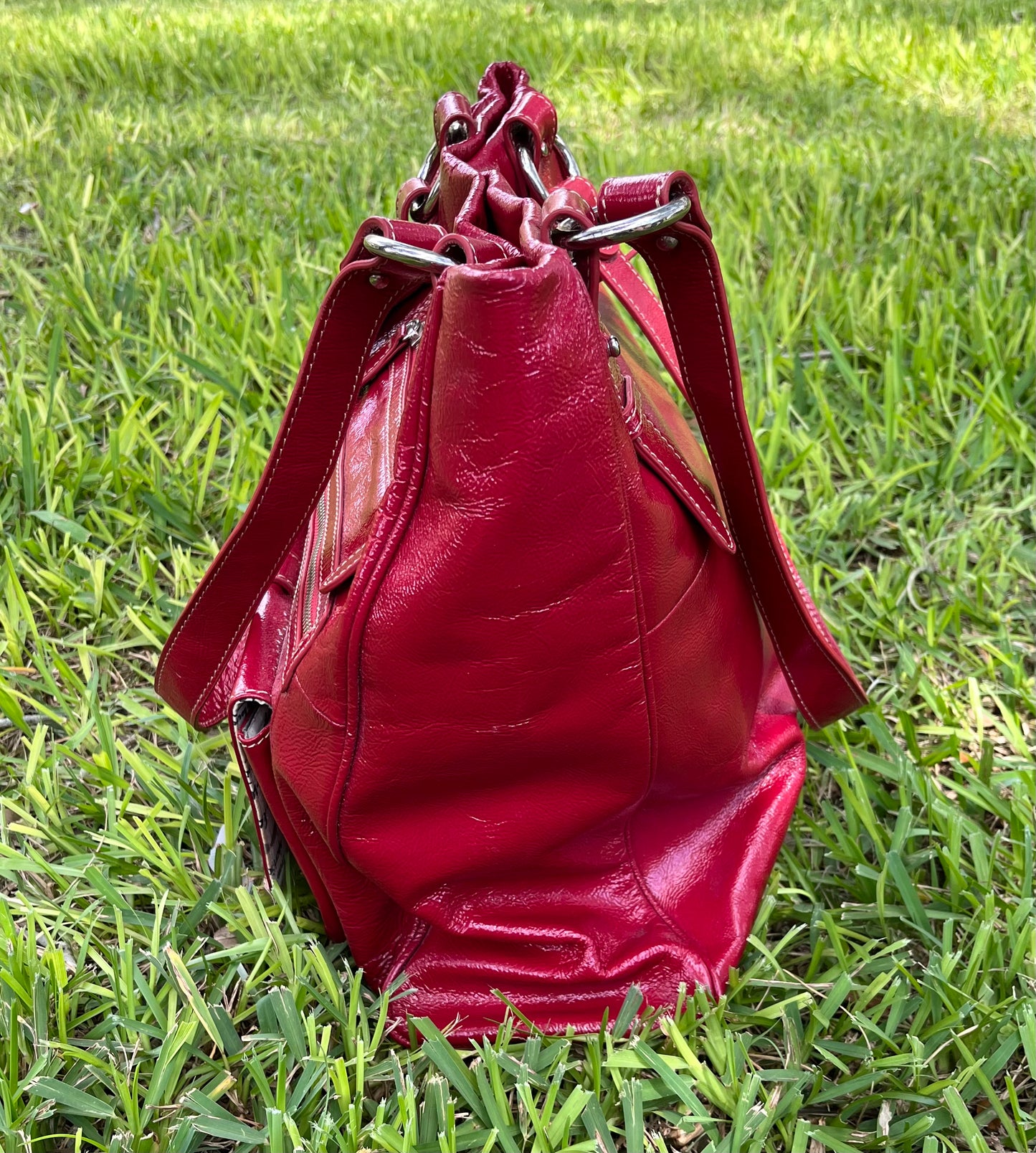 Barr + Barr Red Leather Bag