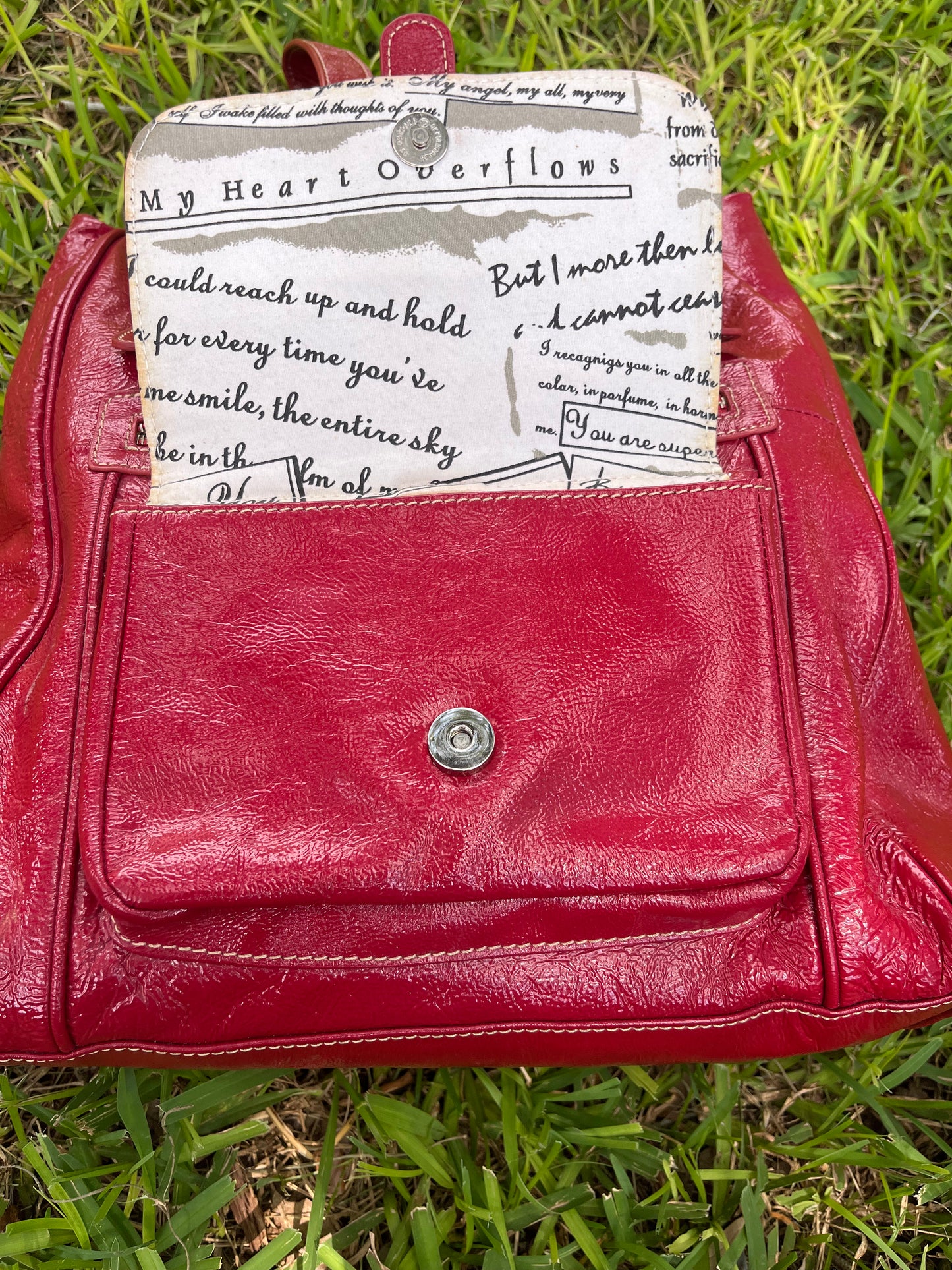 Barr + Barr Red Leather Bag