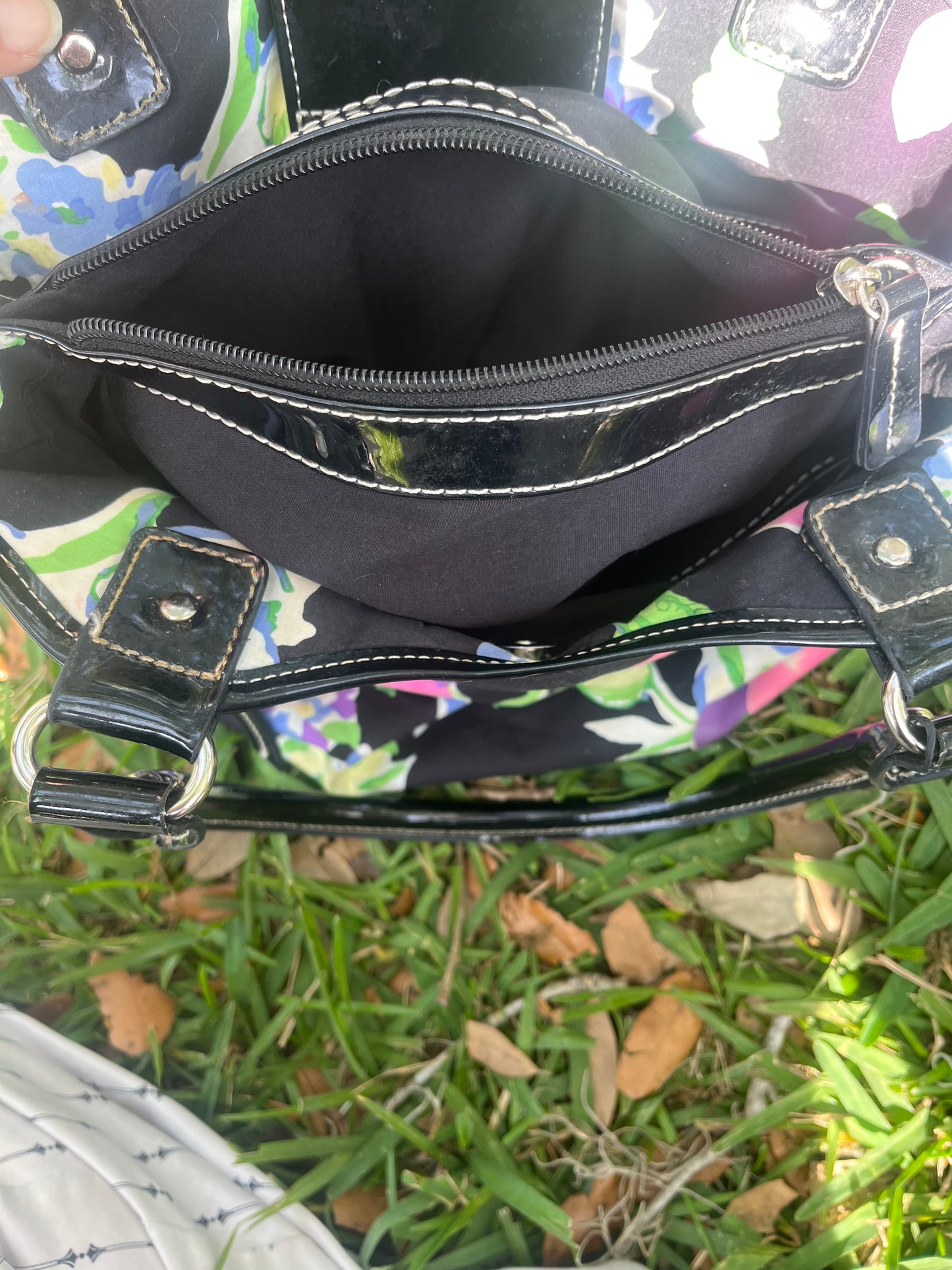 Chaps Floral Hobo Purse