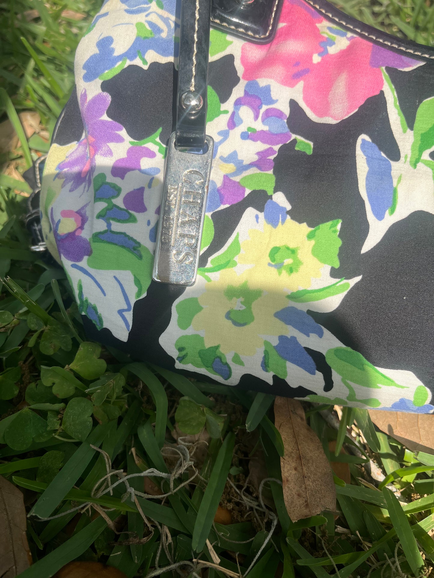 Chaps Floral Hobo Purse