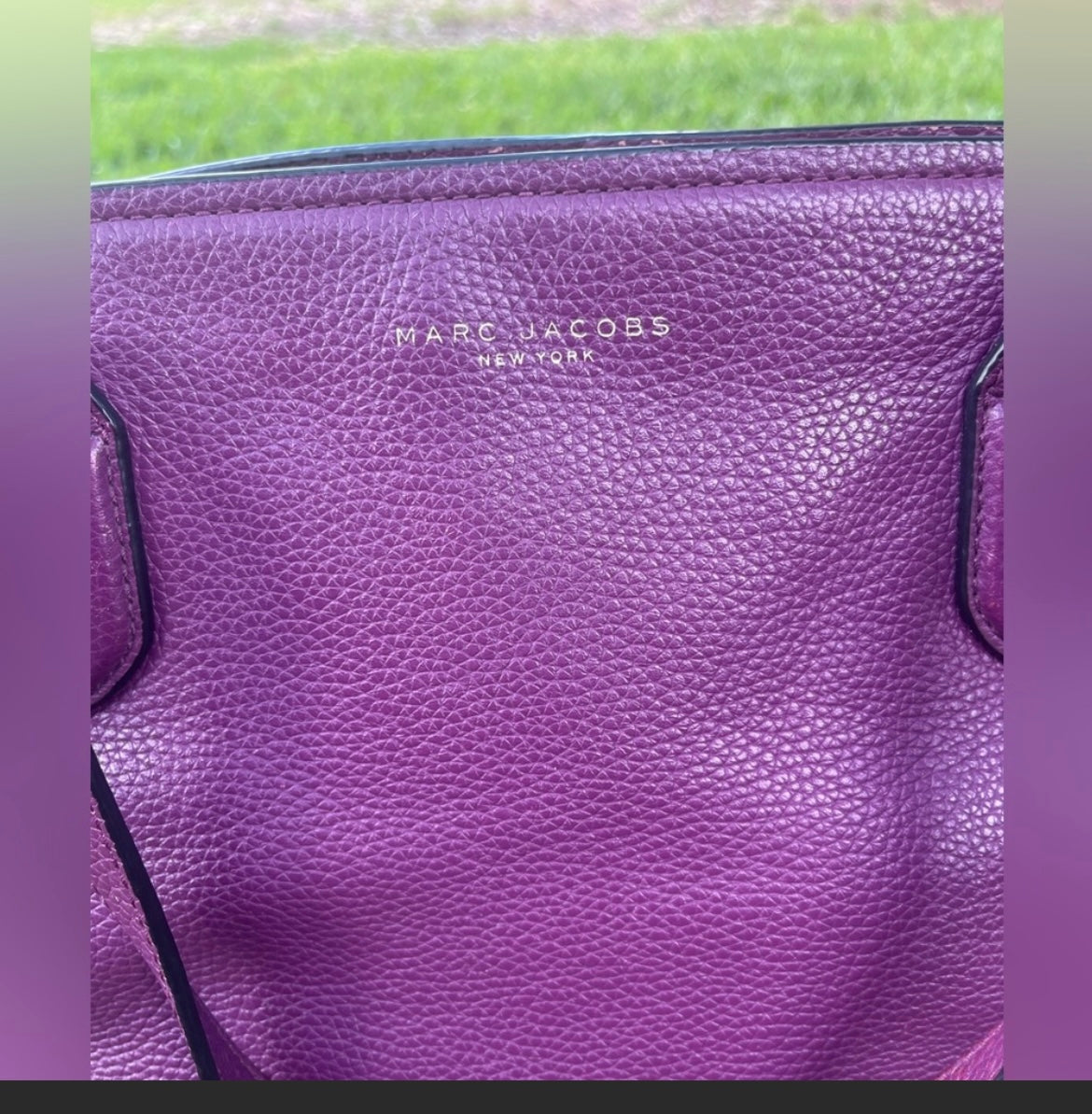 Purple Marc Jacobs New York Purse