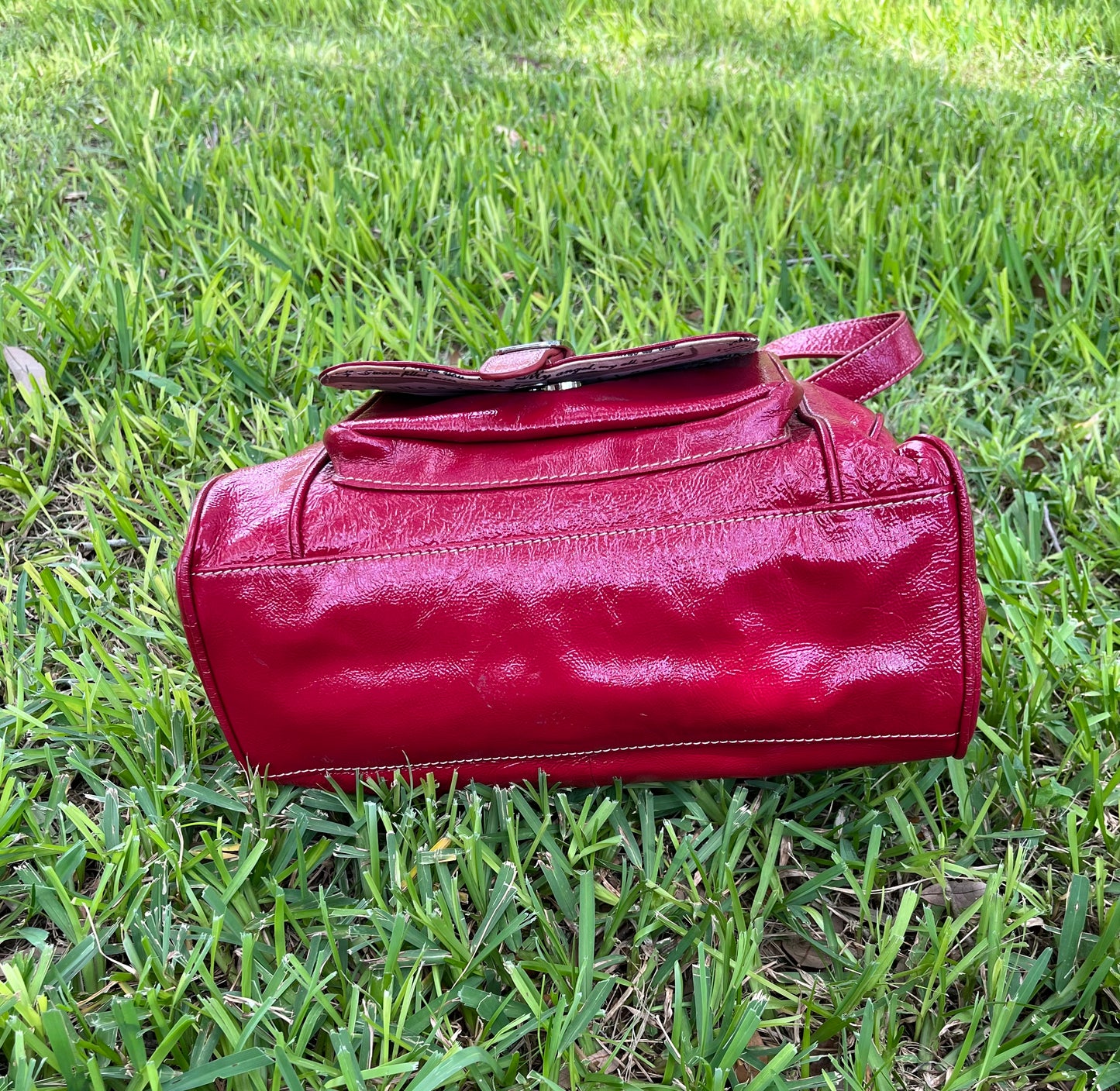 Barr + Barr Red Leather Bag