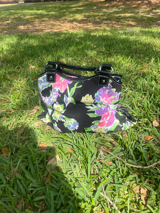 Chaps Floral Hobo Purse