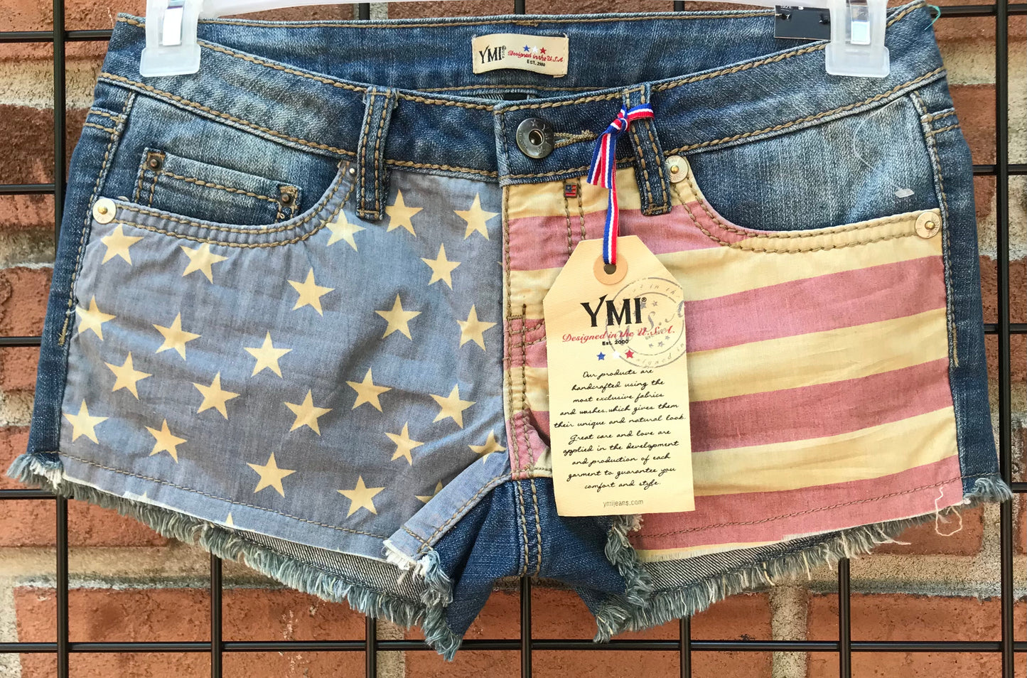 YMI American Flag Shorts