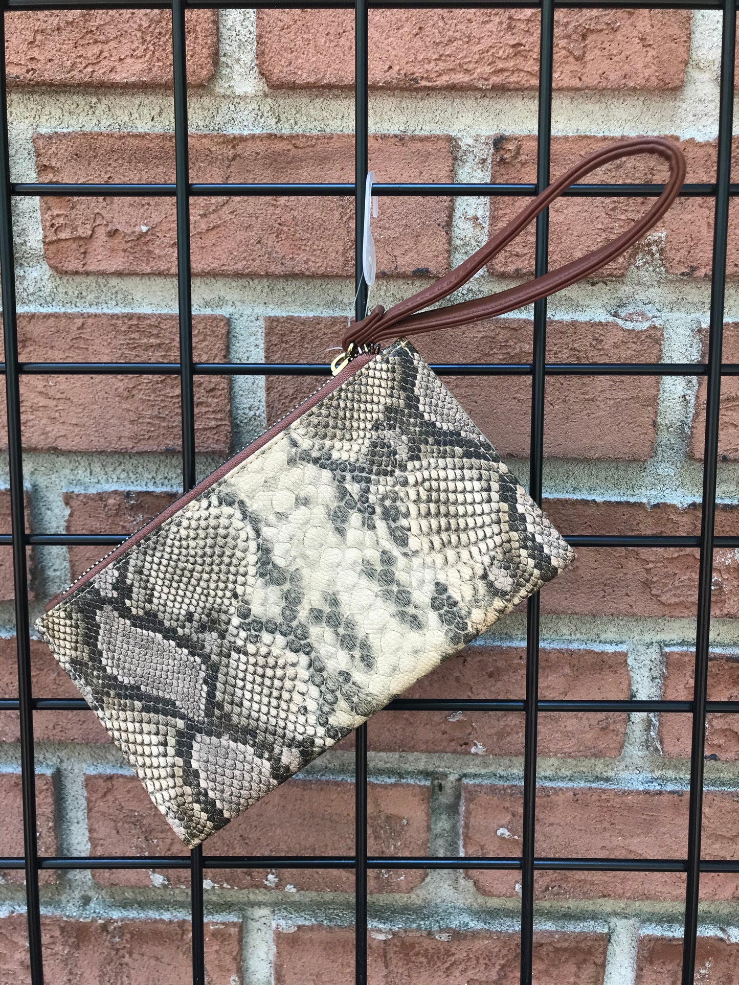 Snakeskin Inspired Wristlet